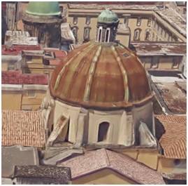 Napoli, Cupola della Chiesa dei Santi Severino e Sossio